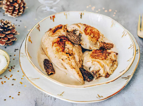 Maison Lascours - Aiguillette de Chapon à la sauce aux Morilles & Vin Jaune - 2 personnes