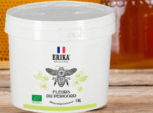 Erika Spirit - Seau de Miel de Fleurs du Périgord BIO - 5kg