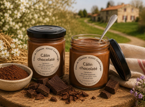 Gaec de l'Elanion - Crème Chocolat : Câlin Chocolat x2