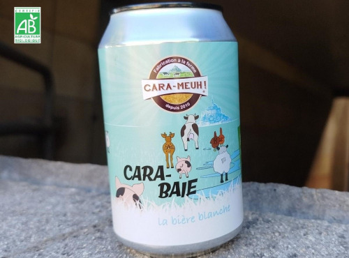 La Ferme des Cara-Meuh - Bière blanche Cara-Baie BIO 33 cl