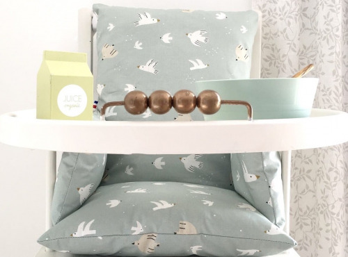 Timouny - Coussin chaise haute Little birds
