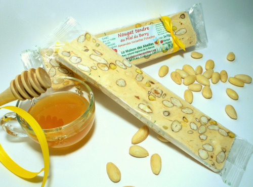 La Maison des Abeilles - Nougat Tendre Au Miel Du Berry, Lot De 3x 70g