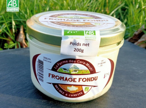 La Ferme des Cara-Meuh - Fromage fondu nature BIO - 200g