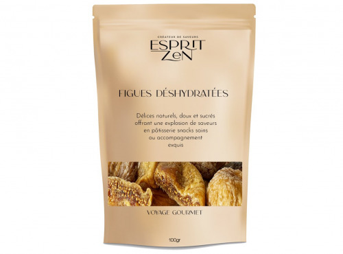 Esprit Zen - Figues Déshydratées - Sachet zip - 100g