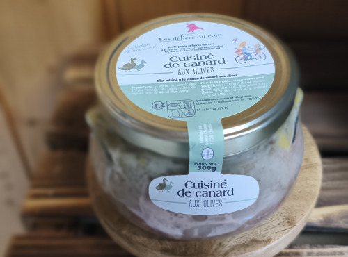 Les Délices du Coin - Cuisiné de canard aux olives 500g