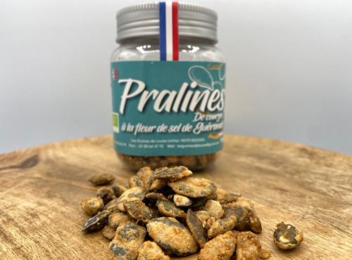 Les Graines de Louise - Pralines de Courge Fleur de Sel Biologique pot 100g