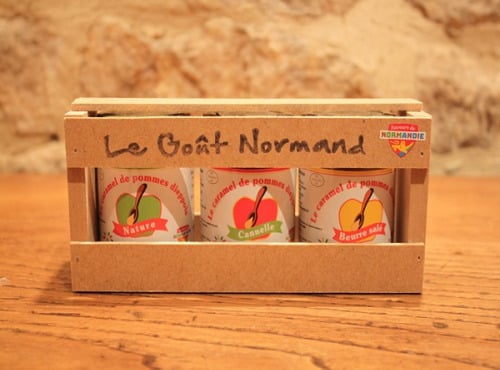 La Ferme DUVAL - Coffret grands pots caramel x3