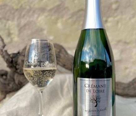 Domaine de la Chopinière du Roy - Crémant de Loire Blanc Brut, Fines Bulles et Fruité AOP - 6x75 cl