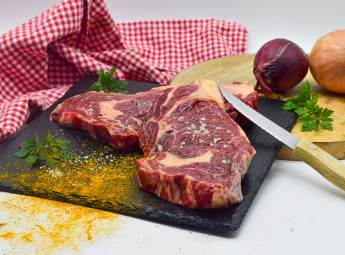 Dégustonfoin - [SURGELE] Colis Excellence de Boeuf Simmental BIO (Tournedos, Entrecôtes, Carpaccio, Faux-Filet, Steaks ***)
