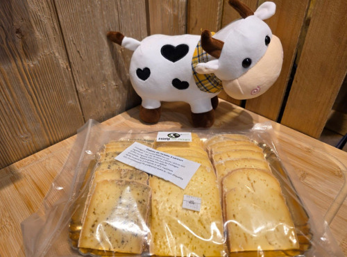 Fromagerie du Pichet - Plateau Raclette Nature, Poivre, Oignons Frits 700g