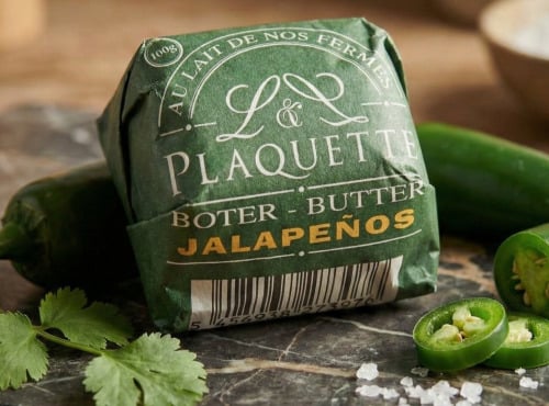 Beurre Plaquette - Beurre JALAPENOS 100g