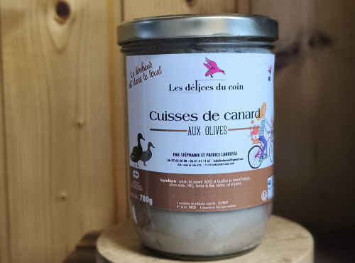 Les Délices du Coin - Cuisses de canard aux olives 780g
