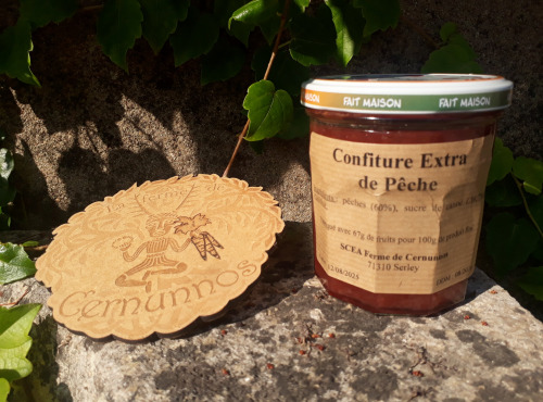 Ferme de Cernunnos - Confiture Extra de Pêches - 330g