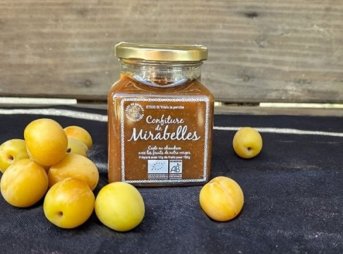Le verger bio de Quinsac - Confiture de mirabelle 330gr BIO