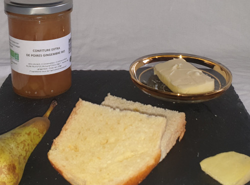 La Ferme du Montet - Confiture Extra de Poire gingembre - 220g