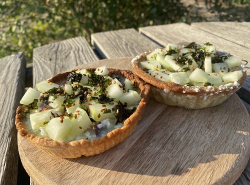 Ferme Sinsac - tartelette froide concombre et chevre