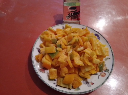 LES JARDINS DE KARINE - Poivrons oranges surgelés - 250g