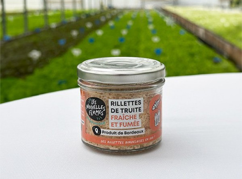 Les Nouvelles Fermes - Rillettes de truite fraiche & fumée 90g