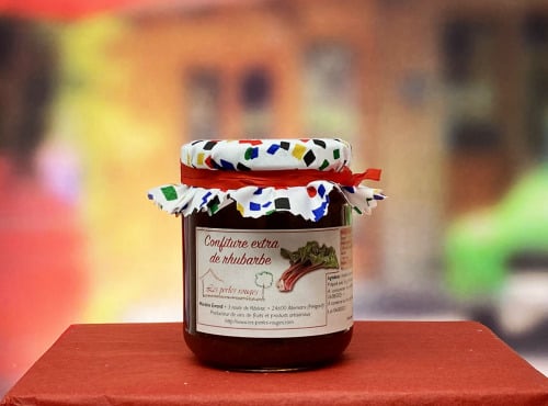 Les Perles Rouges - Confiture Extra De Rhubarbe