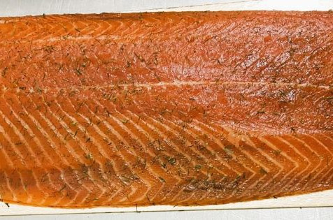 HLB TRAITEUR- (Ô'Gravlaks PREMIUM) - Saumon Gravlax (sans antibiotique) - Filets frais de 1100g x12