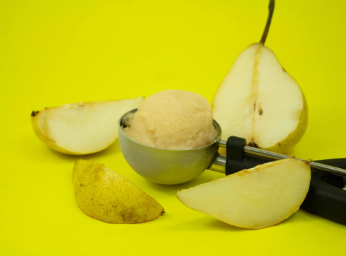 Sÿba - Glaces végétales - 1L - Sorbet poire / eau de vie de poire
