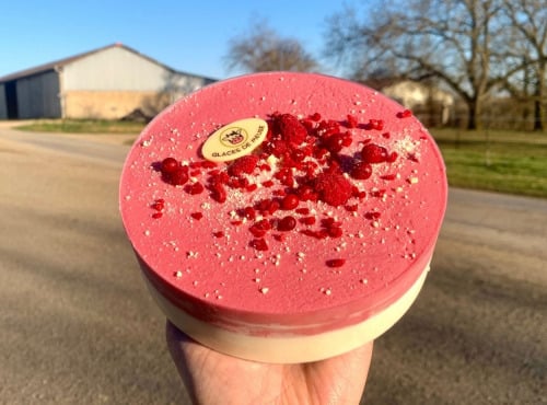 Glaces de Meuse - Duo Glacé "Fleur de Lait & Framboise" (6/8 parts)