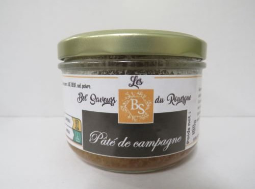 Les Bel' saveurs du Rouergue - PATE DE CAMPAGNE 190 Gr