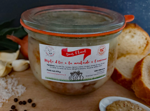 GAEC Villeneuve - Boeuf à la ferme - Mijoté d'oie à la moutarde à l'ancienne
