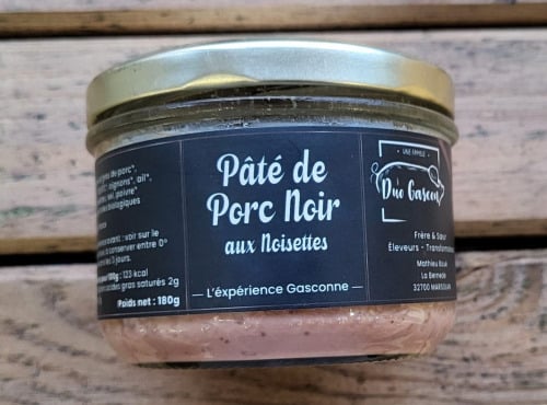 Duo Gascon - Pâté de Porc Noir aux Noisettes 180g