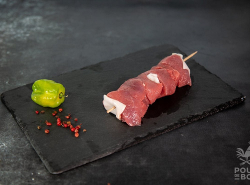 Nature viande - Brochette de Veau Bio (race limousine)- 200g