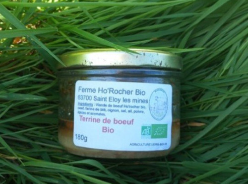 Ferme Ho'Rocher - Terrine de bœuf 180g