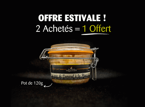 La Ferme du Luguen - Offre DLC courte - Foie Gras de Canard 120gr