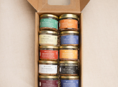 Maison Millas - Coffret découverte - Les 10 pâtés Millas
