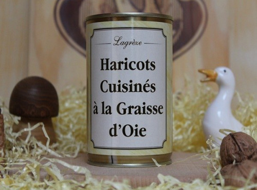 Lagreze Foie Gras - Haricots cuisinés à la Graisse d'Oie