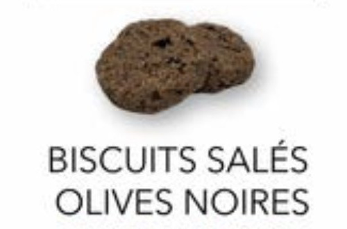 L'OLIVERAIE DU COUDON - [Précommande] Biscuits Salés aux Olives Noires – 200 g