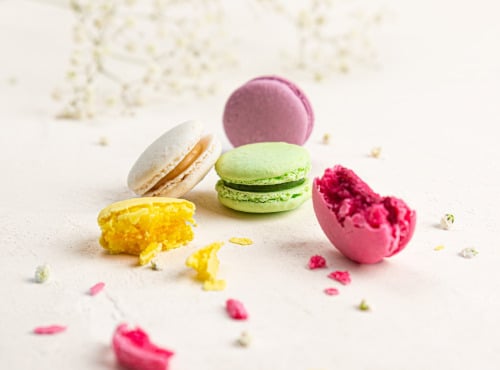 Invitation au Délice - Coffret Mono-parfum - 25 Macarons Mandarine
