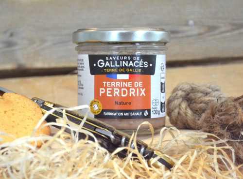 Terre de Gallie - Terrine de perdrix nature