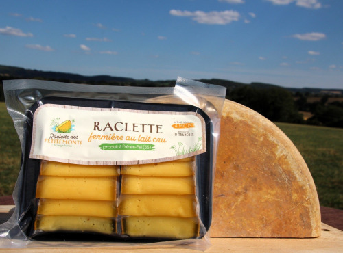 Ferme des Petits Monts - LOT de 10 Plateau raclette fermière et BIO NATURE/POIVRE