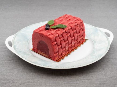 Le Jardinier Glacier - [Précommande] Bûche framboise/cassis 6-8 pers