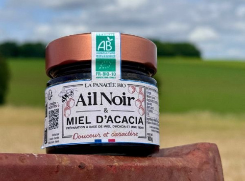 La Panacée bio - Ail noir & Miel d'acacia - 100 g