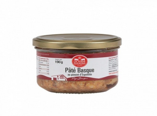 La Ferme Elizaldia - Pâté basque au piment d'Espelette 190g