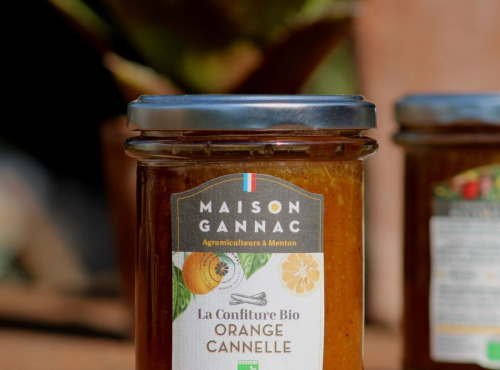 Maison Gannac - Confiture Bio Orange Cannelle