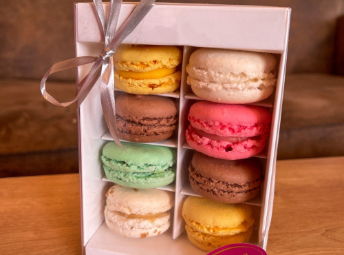 Maison Héron père et filles - Boite de 8 macarons artisanaux