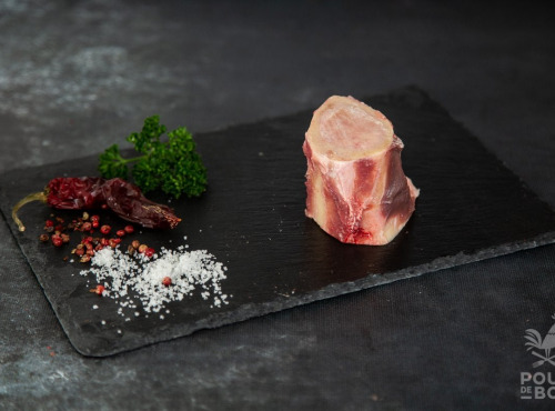Nature viande - Os à moelle de Boeuf Bio en tranche (race limousine)- 400g