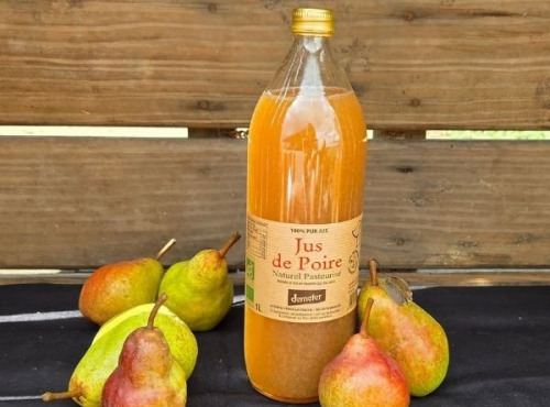 Le verger bio de Quinsac - Jus de poire 1L BIO et DEMETER