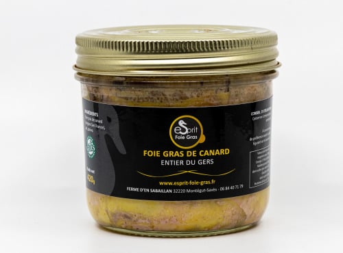 Esprit Foie Gras - Foie Gras Entier De Canard Du Gers, 420 G - Médaille d'argent 2023 Concours général agricole de Paris