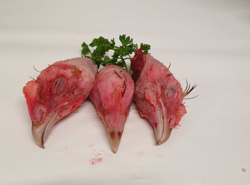 Ferme de la Paumerais - TETE DE POULET BIO - 1 Kg