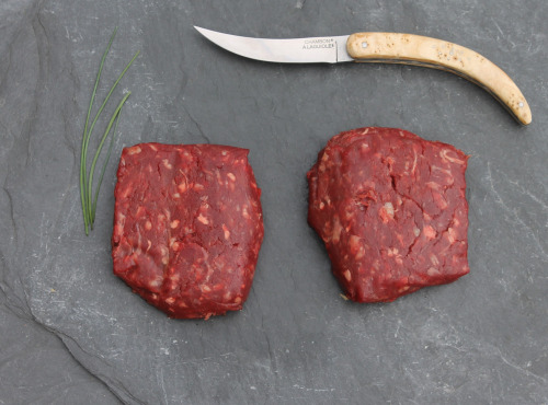 Domaine des Alliers -  Bœuf d'exception - 2 Beefsteaks hachés, AOC Maine-Anjou, BIO – 235 g [SURGELÉ]