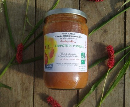 HERBA HUMANA - Compote de pomme - 640g
