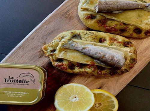 Mamy Suzanne Occitanie - Truites de montagne à l'huile d'olive et citron - 100 g